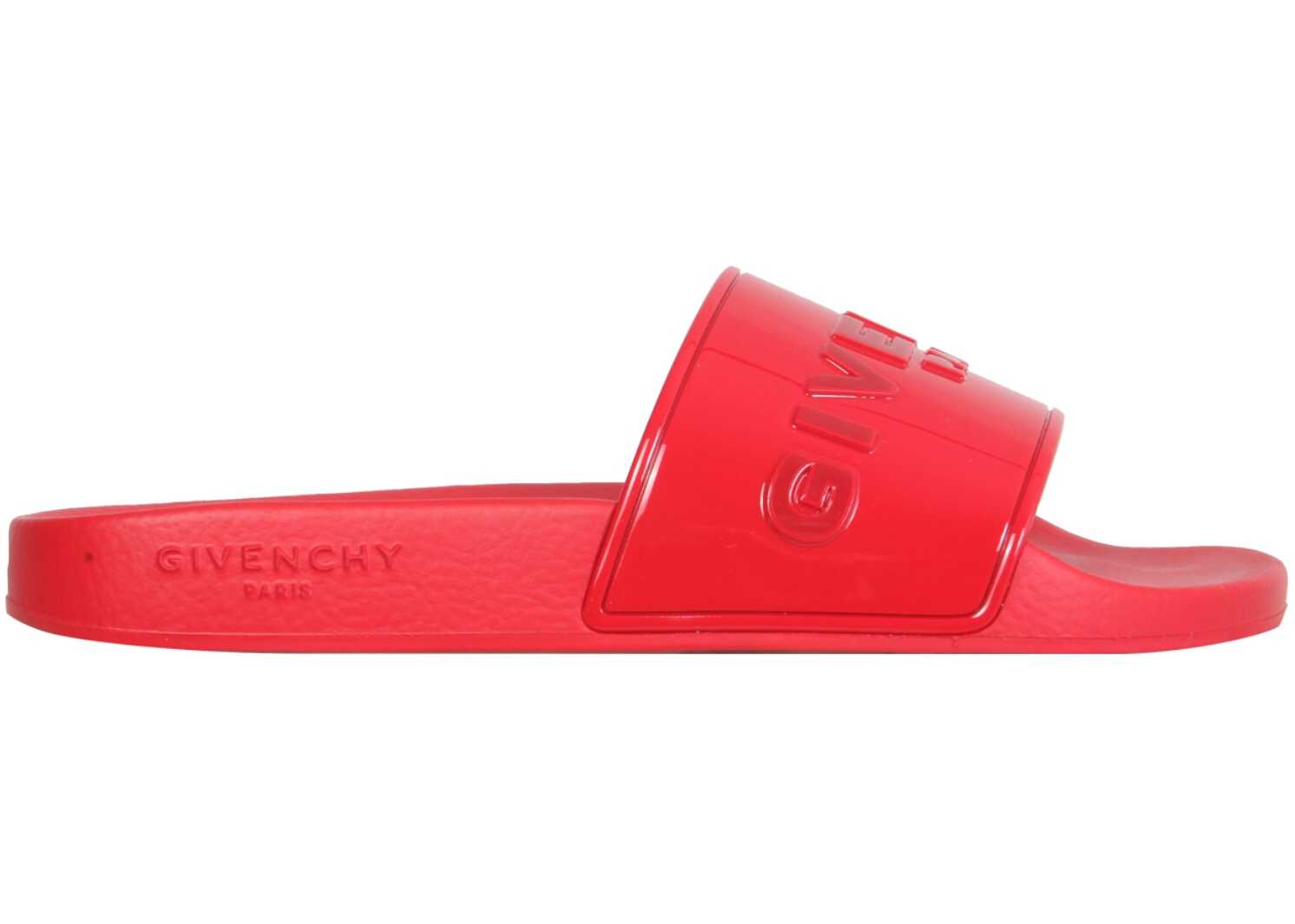 Givenchy Rubber Slide Sandals BE3004E15T_600 RED