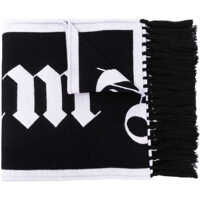 Fulare Wool Scarf With Maxi Logo Barbati