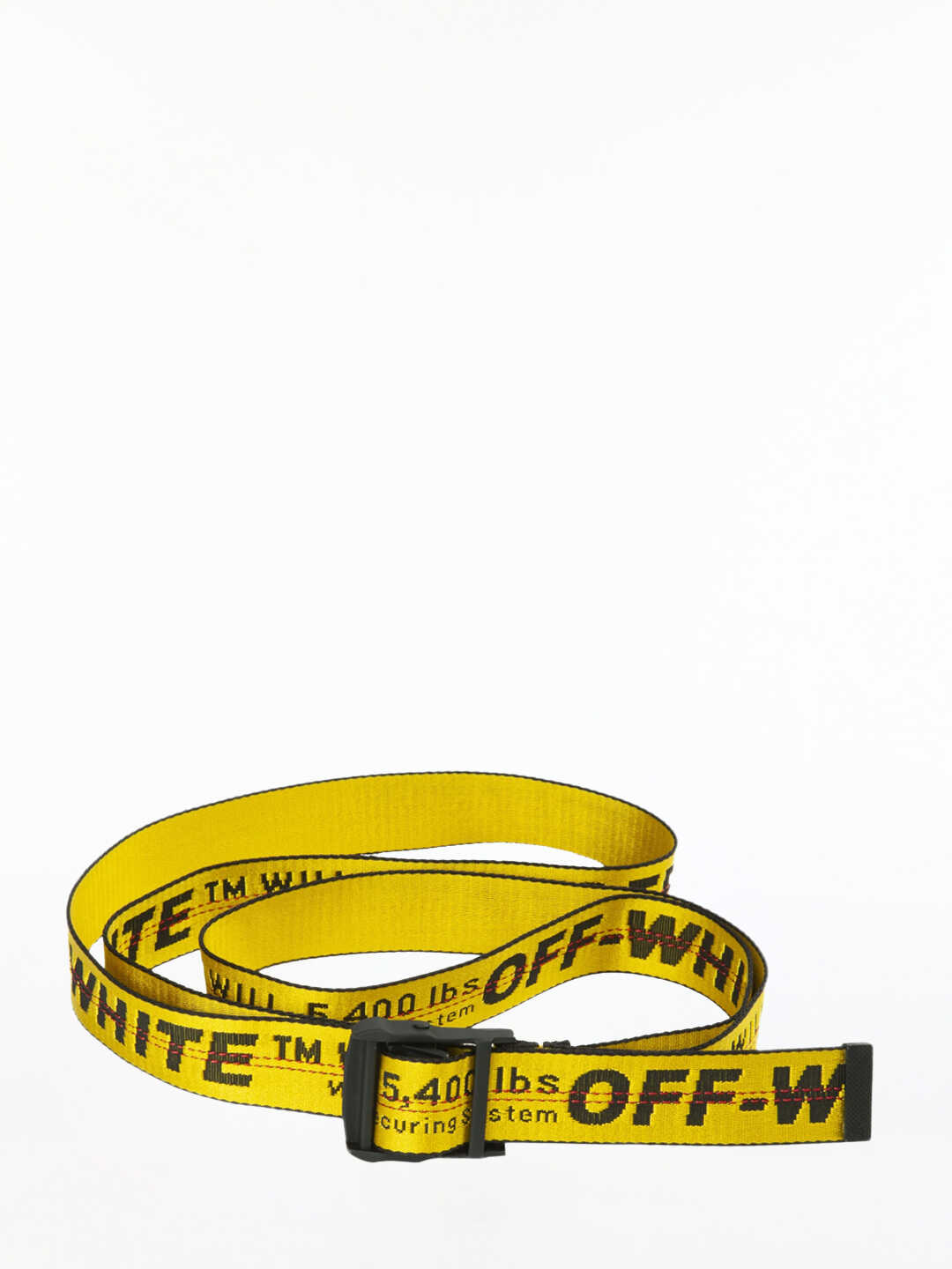 Off-White Industrial Belt OMRB012F21FAB001 Yellow