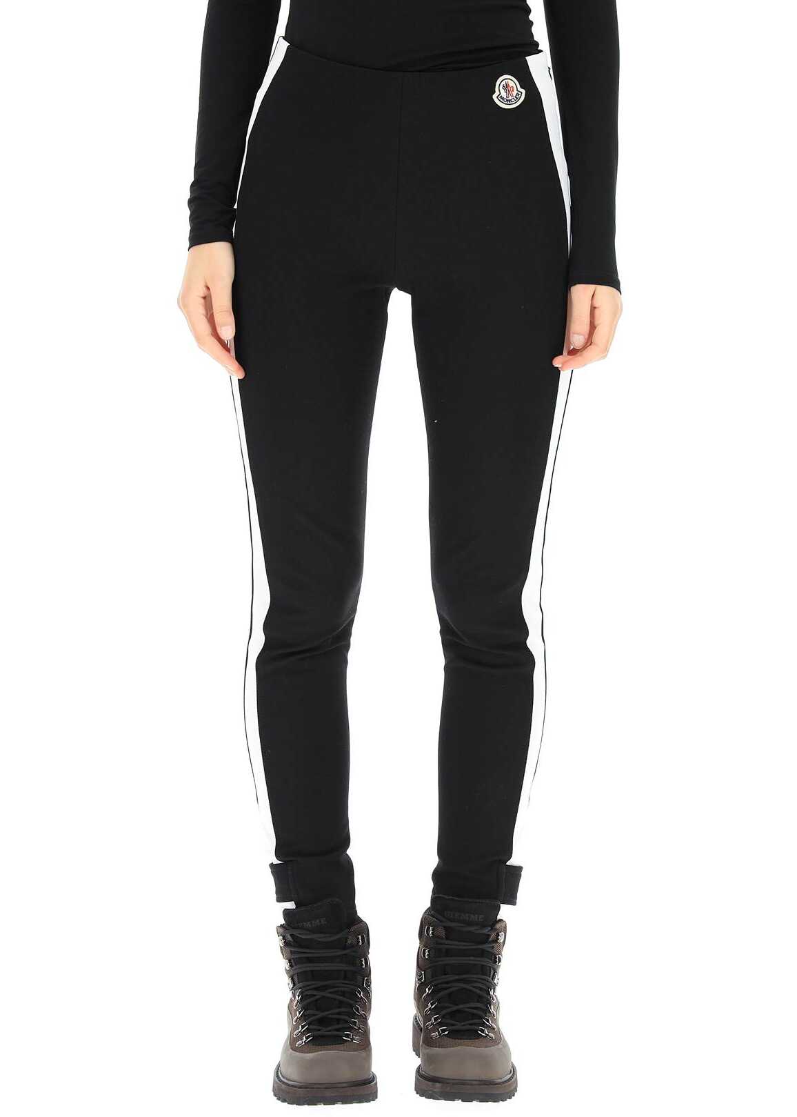 Moncler Basic Trousers With Side Bands 2A000 03 53064 BLACK