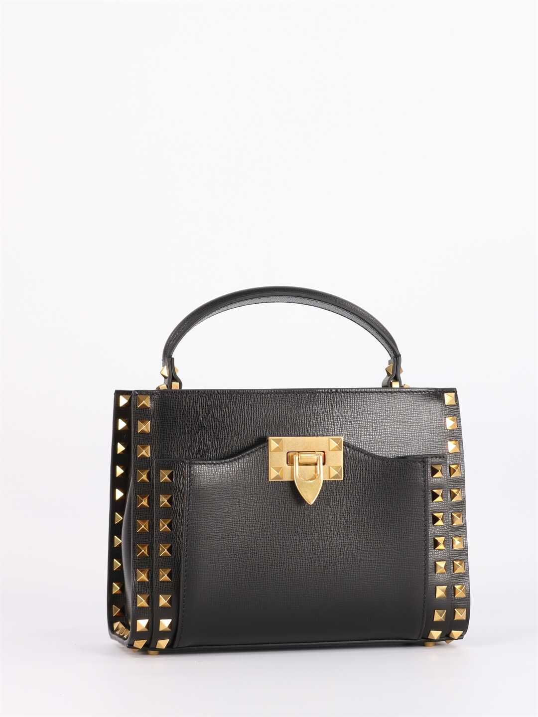 Valentino Garavani Rockstud Alcove Handbag WW2B0J77WAX Black