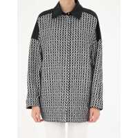 Bomber jacket Optical Valentino Bouclè Pea Coat Femei