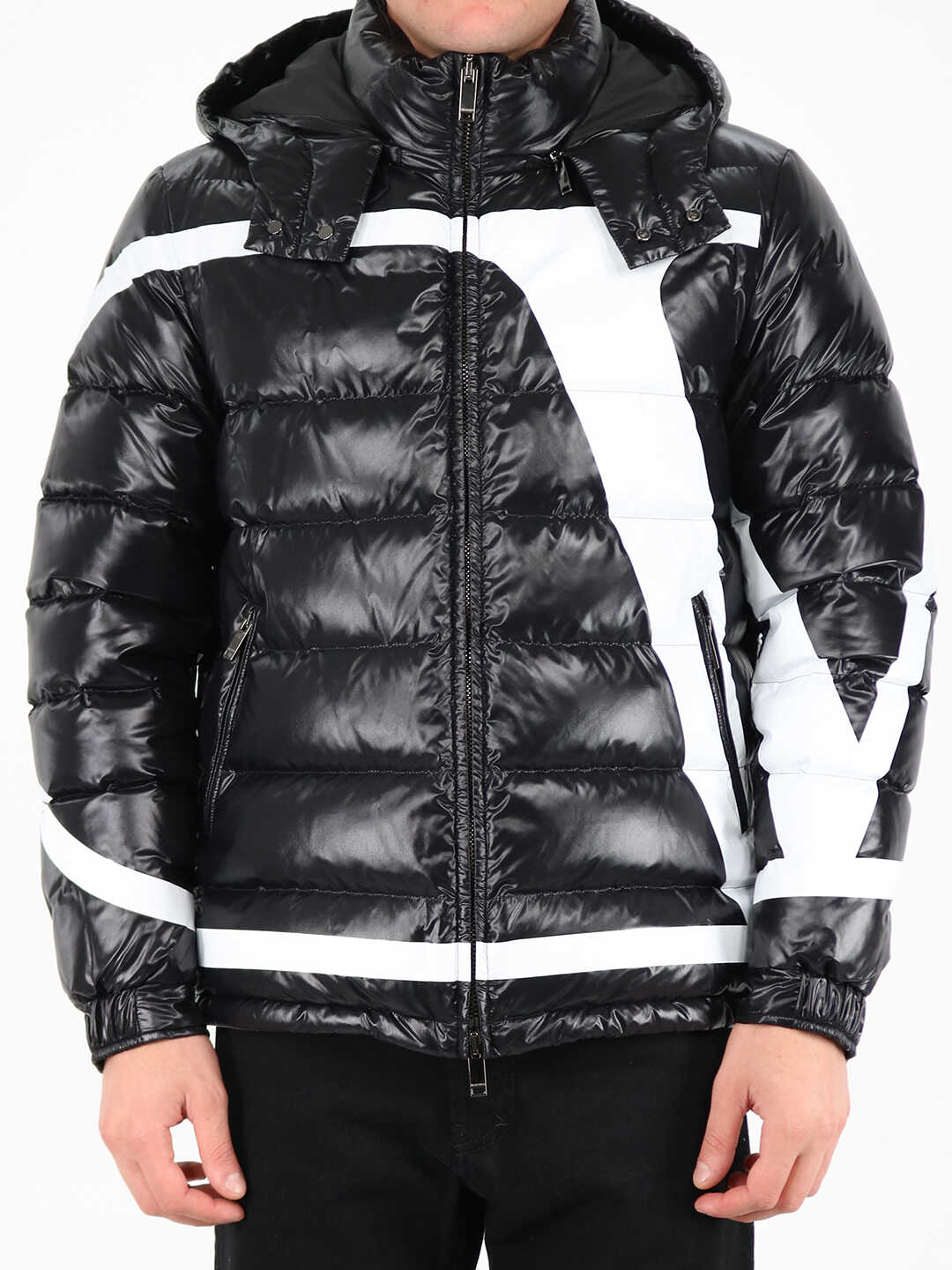 Valentino Garavani Vlogo Signature Down Jacket WV3CNA31 7KQ Black