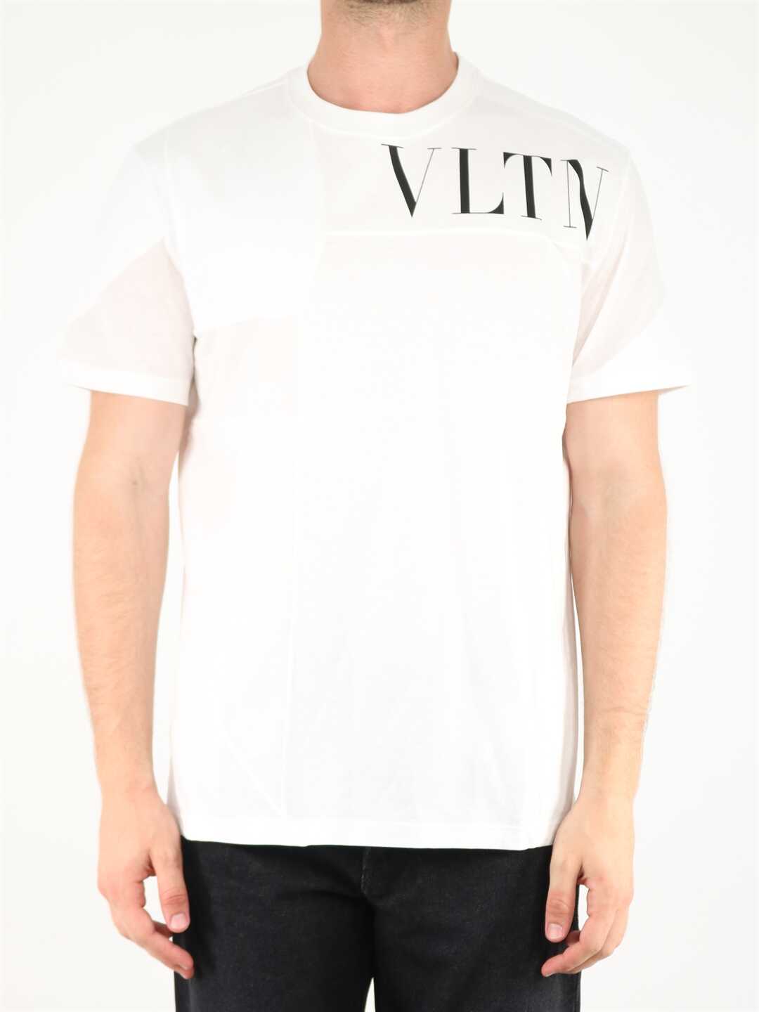 Valentino Garavani Vltn Patchwork T-Shirt WV3MG09S 7D0 White