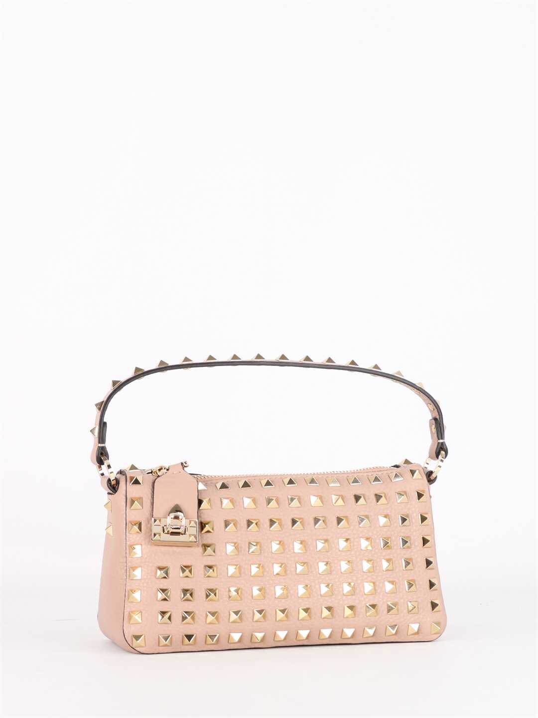 Valentino Garavani Rockstud Small Bag In Antique Studs WW2B0J47VCB Pink