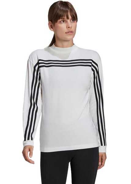 adidas W Mh 3S Ls Tee White