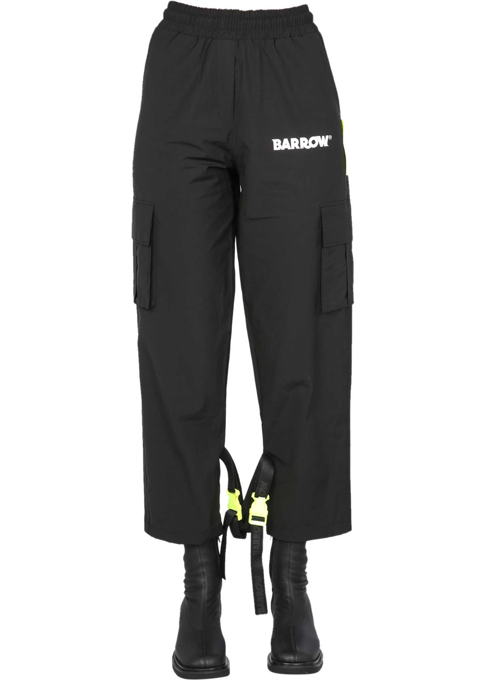 BARROW Jogging Pants With Logo Print 030064_110 BLACK