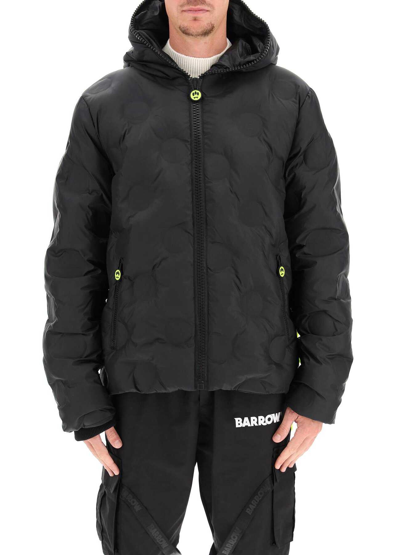 BARROW Logo Puffer Jacket 029543 NERO