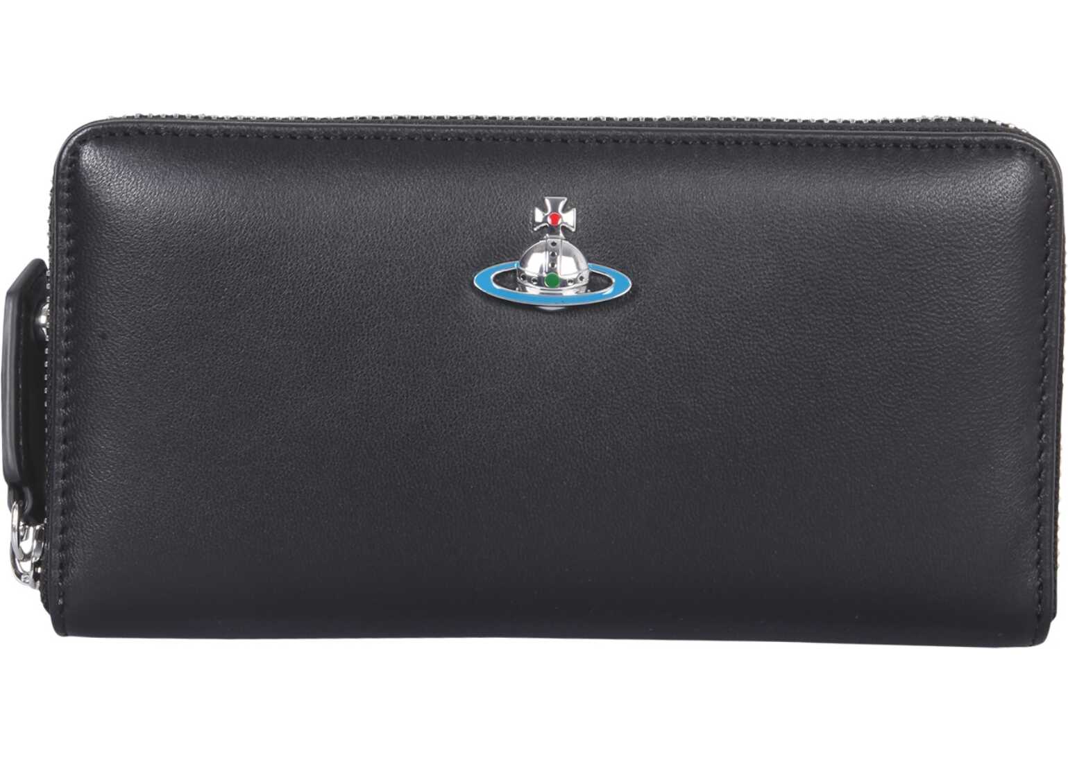 Vivienne Westwood Classic Wallet With Zip 51050023_40564N413 BLACK