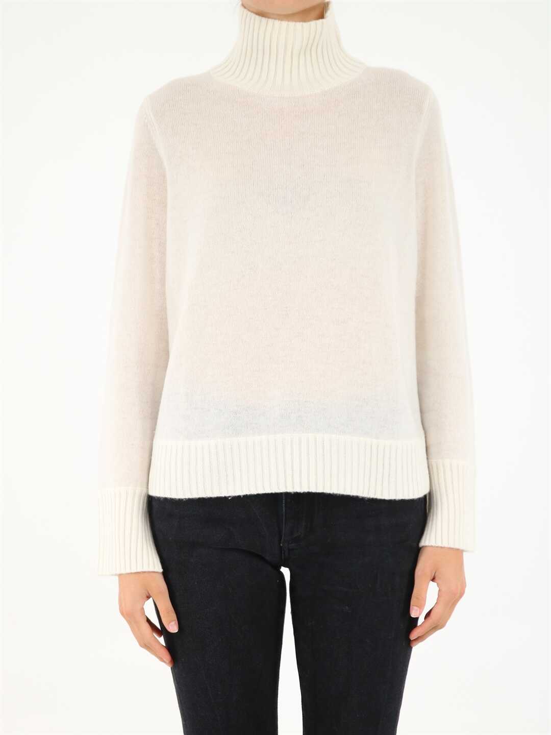 Allude Turtleneck Sweater 21511175 White