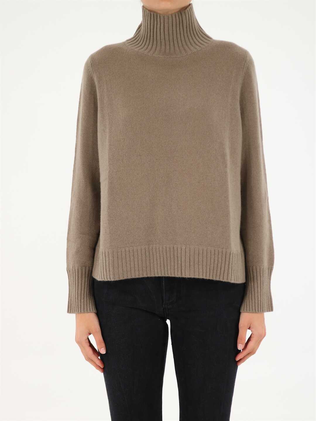 Allude Turtledove Turtleneck Sweater 21511175 Brown