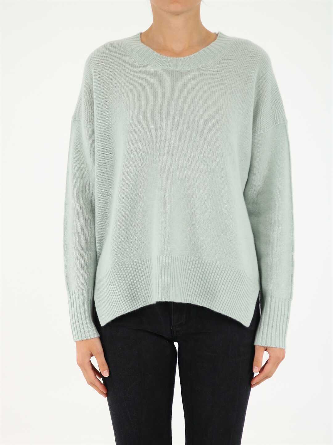 Allude Oversized Pastel Sweater 21511151 Green