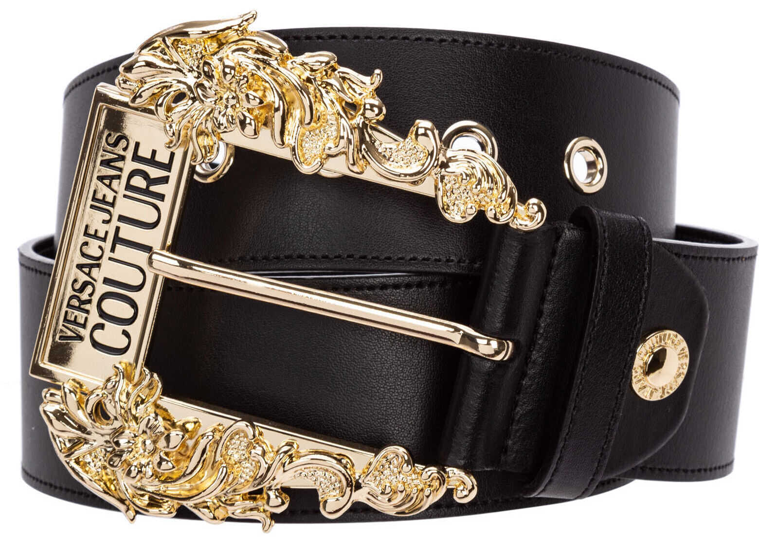 Versace Jeans Couture Leather Belt* Black