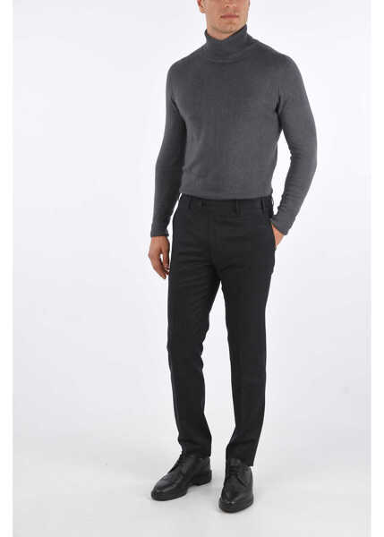 Pantaloni eleganti CORNELIANI 17,75 Microns Virgin Wool Academy Pants Gray Barbati (BM 8646324) 2