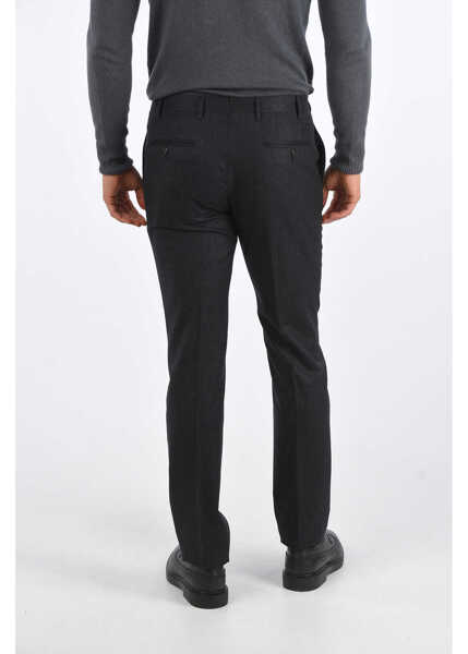 Pantaloni eleganti CORNELIANI 17,75 Microns Virgin Wool Academy Pants Gray Barbati (BM 8646324) 3