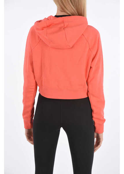 Hanorace Nike Printed Crop Sweatshirt Pink Femei (BM 8647197) 2