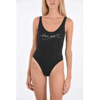 Costume de baie intregi Logo Printed Swimsuit Femei