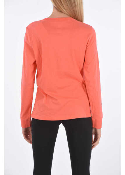 Bluze casual Nike Logo Printed T-Shirt Orange Femei (BM 8648799) 2