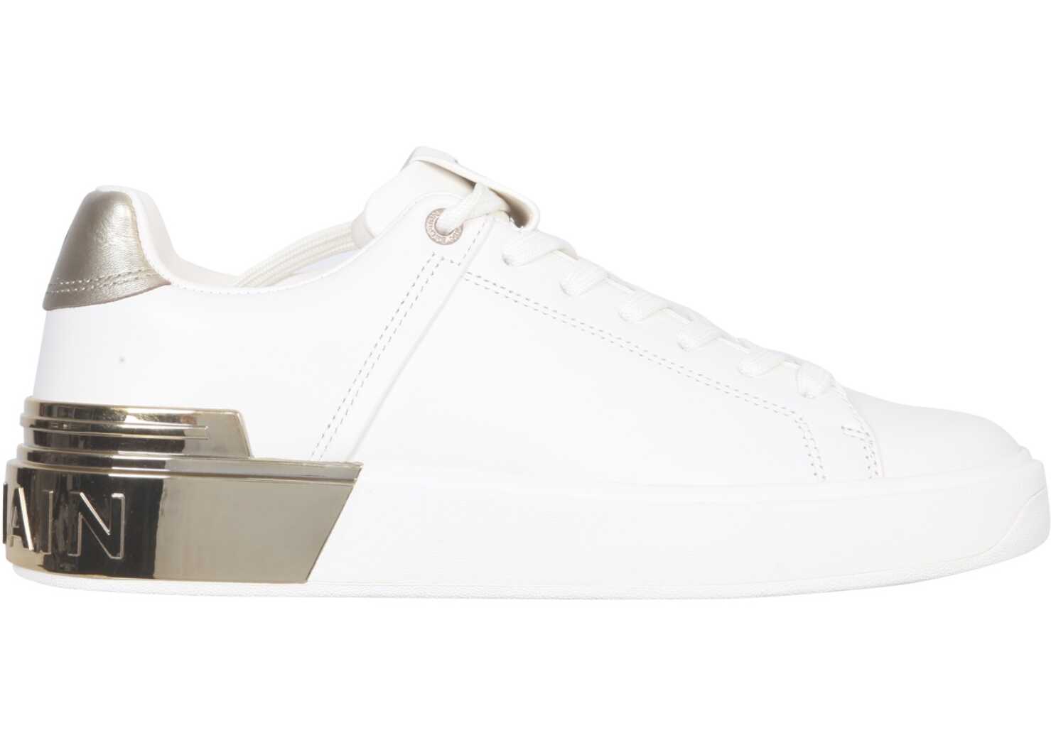 Balmain B Court Sneakers WN0VI580_LAZHGAD WHITE