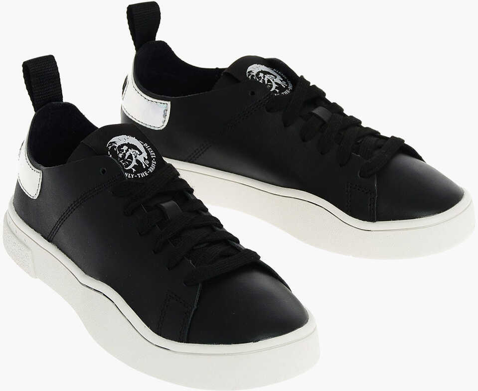 Diesel Leather S-Clever Ls W Sneakers Black