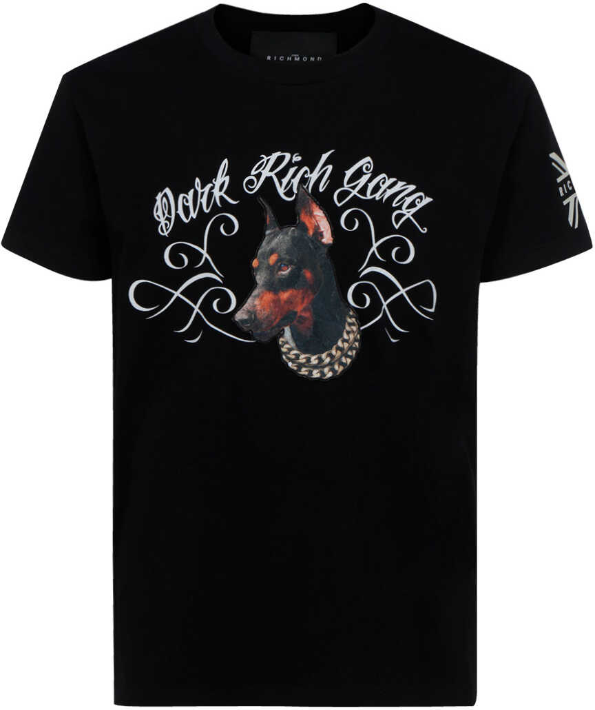 John Richmond John Richmod x Dark Polo Gang Anabla T-Shirt RMA21300TS BLACK