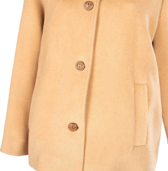 Paltoane Trussardi Little Coat 56S00245 Piaskowy Femei (BM 8651538) 4