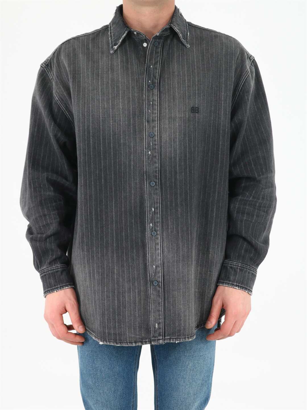 Balenciaga Shirts 675210 TJW77 Grey