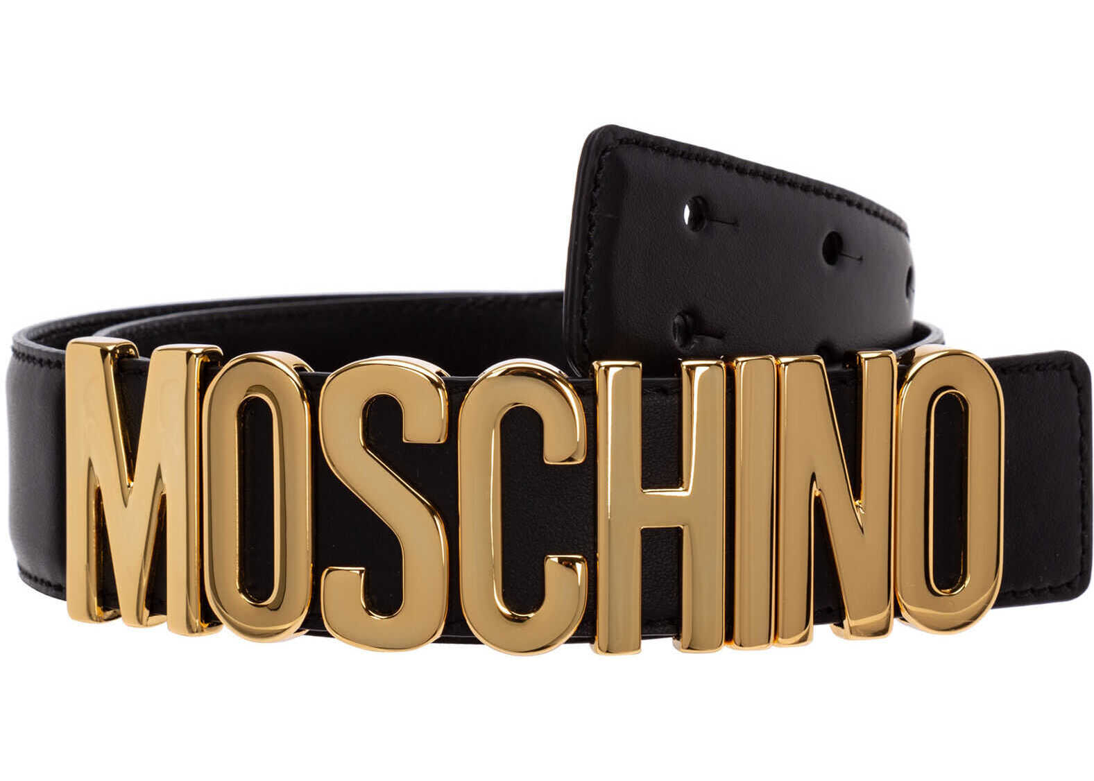 Moschino Leather Belt* Black