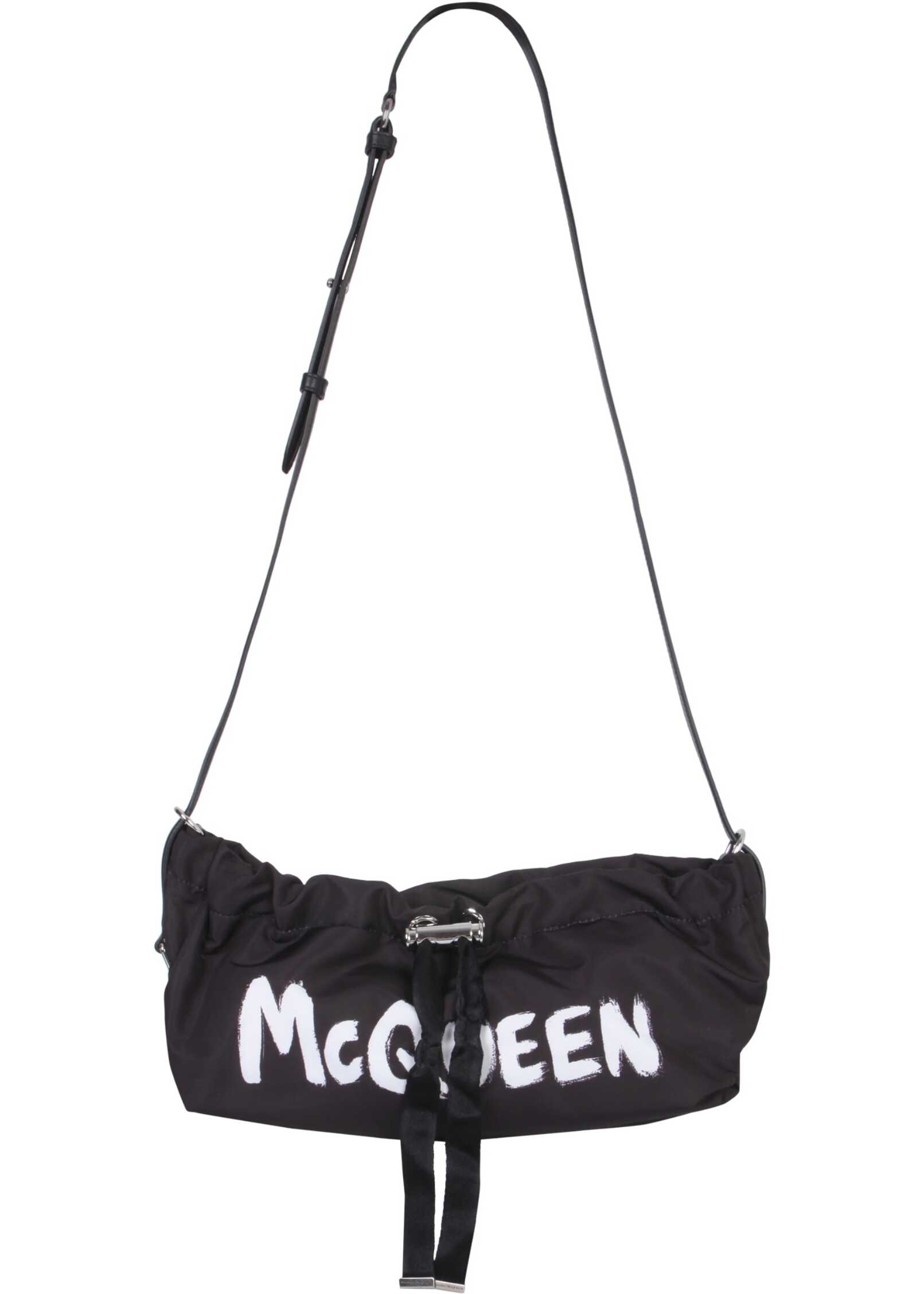 Alexander McQueen Mini The Bundle Shoulder Bag 676286_16XZA1050 BLACK