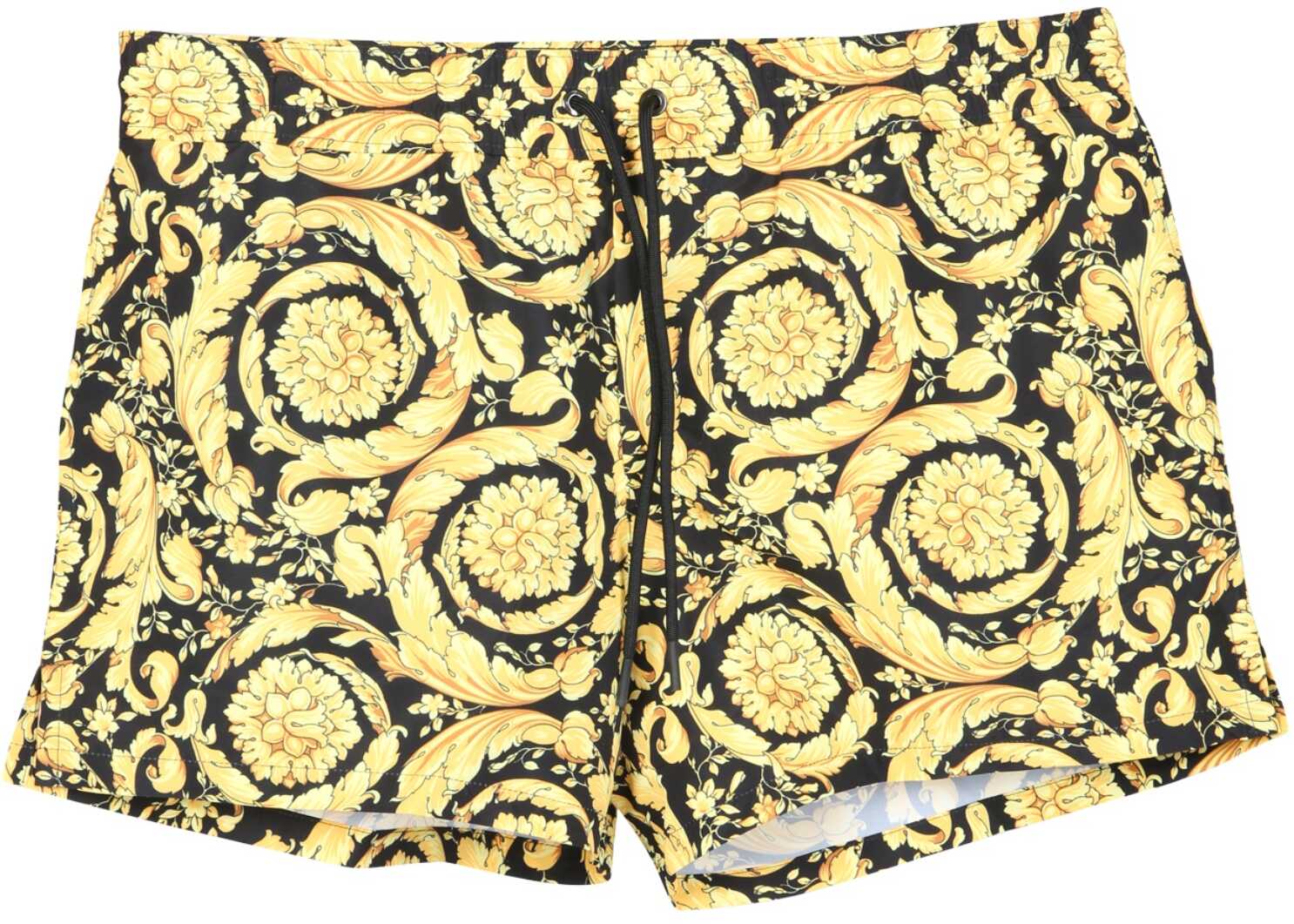 Versace Short Swimsuit With Baroque Print ABU05020_A233170A7900 GOLD
