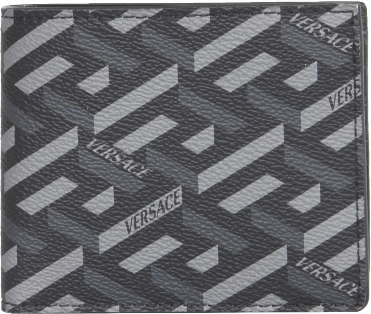Versace Leather Bifold Wallet DPU2463_1A019745B050 BLACK