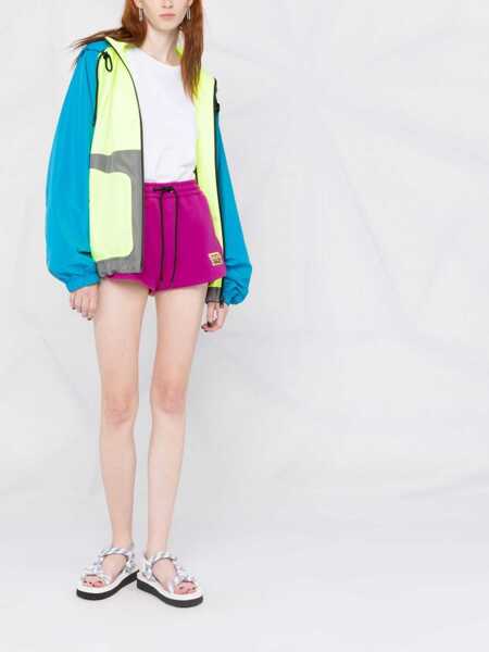 Pantaloni scurti Versace Shorts With Greek Logo Patch FUCHSIA Femei (BM 8657865) 2