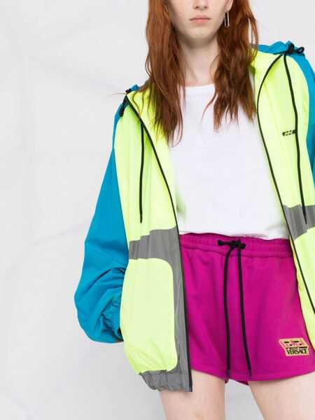 Pantaloni scurti Versace Shorts With Greek Logo Patch FUCHSIA Femei (BM 8657865) 5