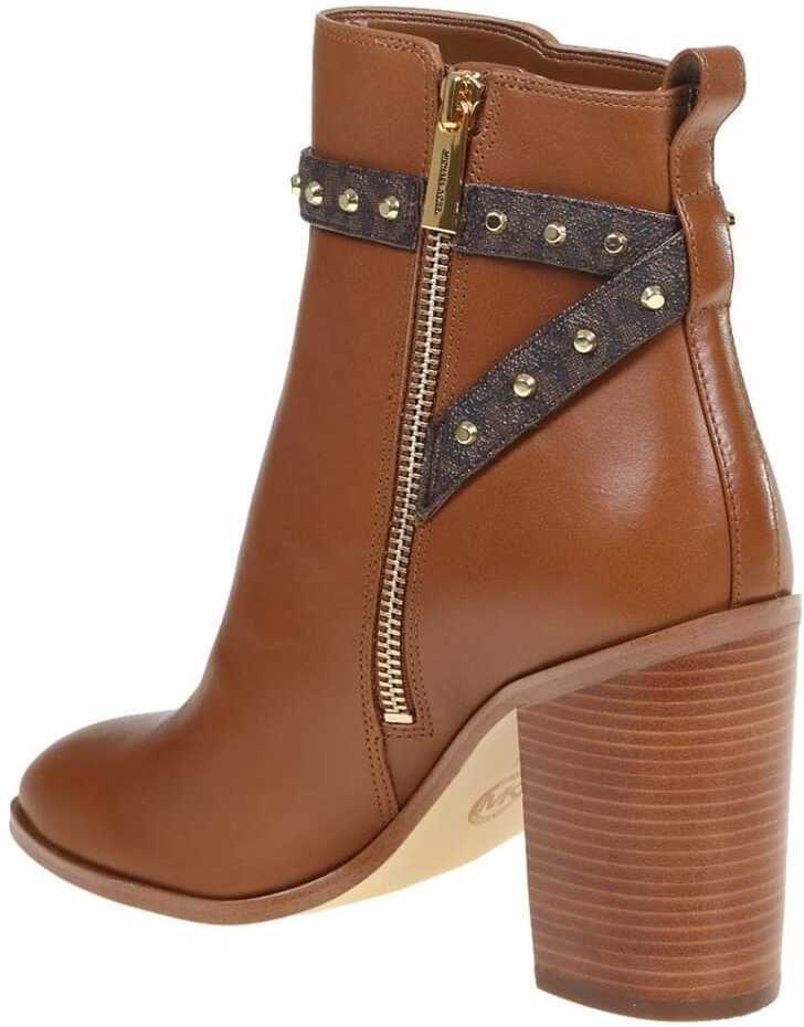 Botine Michael Kors Farrah Bootie Leather/Astro Studs  40F1FHHE1L Black Femei (BM 8658600) 4