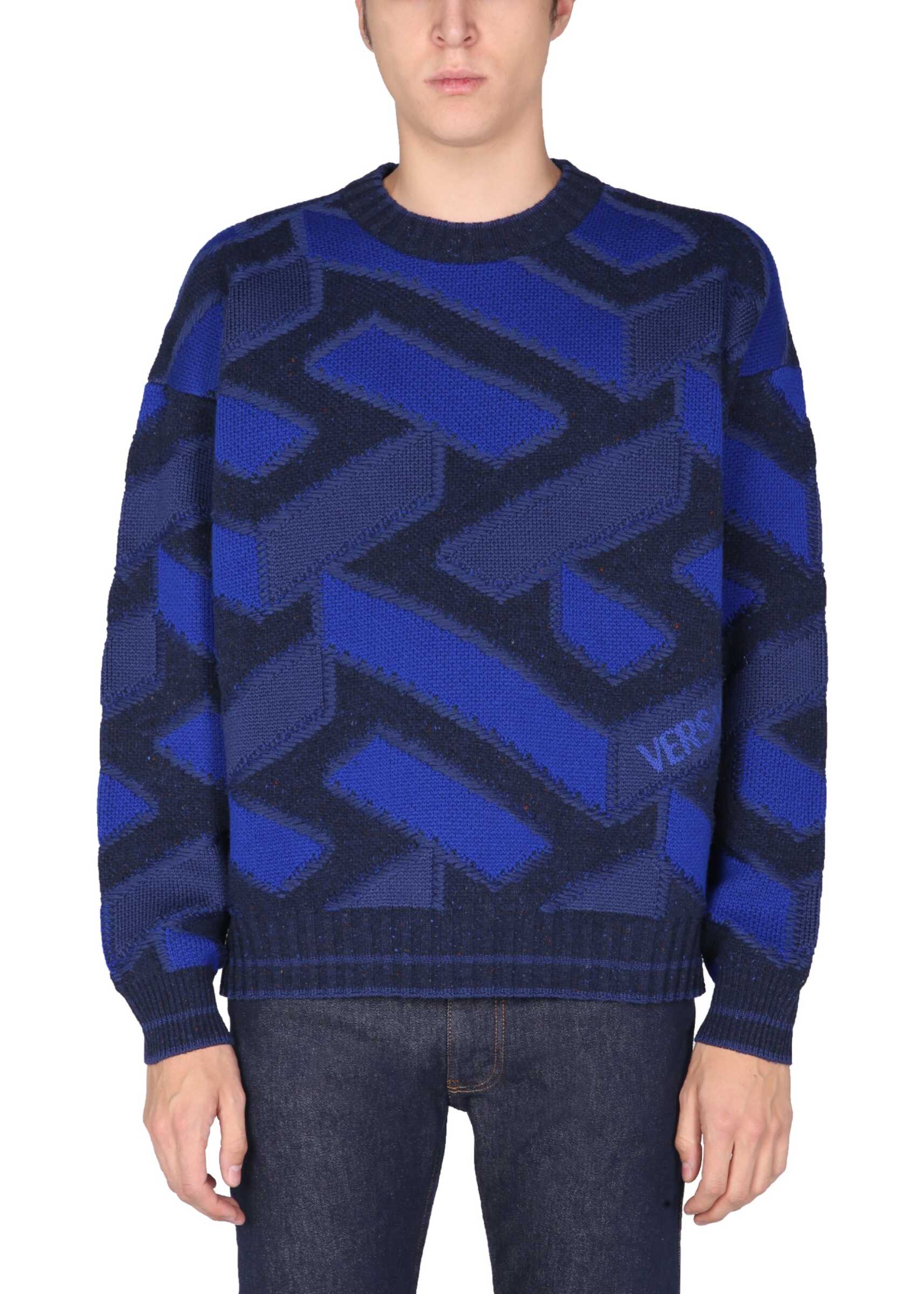 Versace Monogram Sweater 1001735_1A017645U180 MULTICOLOUR