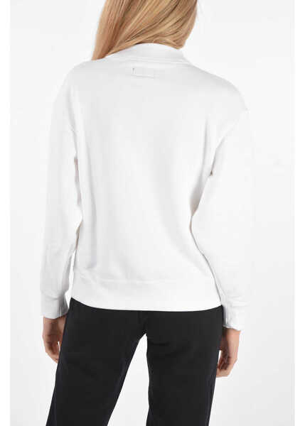 Hanorace Converse All Star Printed Sweatshirt White Femei (BM 8662818) 2