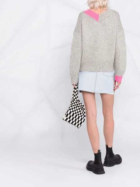 Fuste casual HELMUT LANG Revers Denim Skirt AZURE Femei (BM 8664909) 4