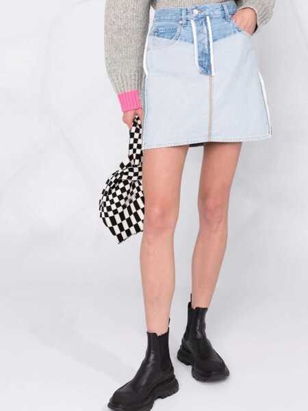 Fuste casual HELMUT LANG Revers Denim Skirt AZURE Femei (BM 8664909) 5