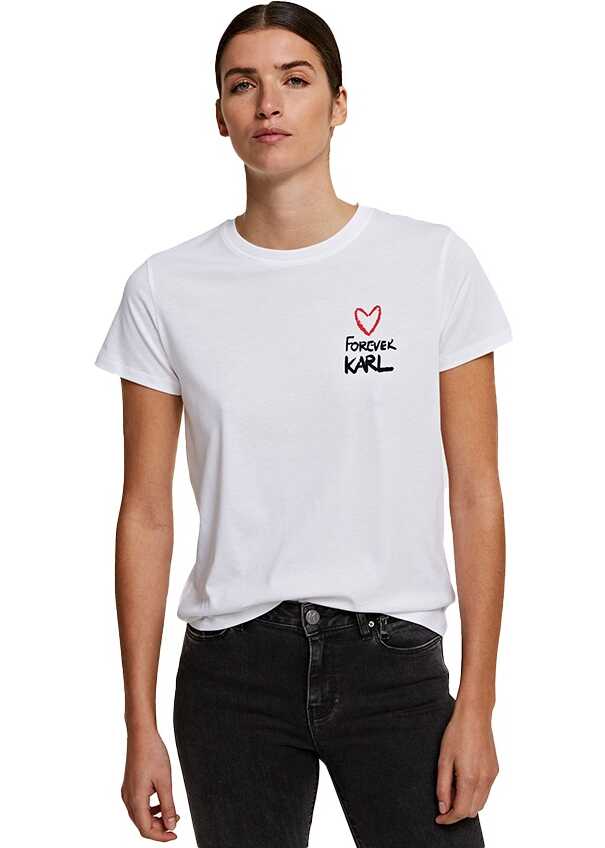 Karl Lagerfeld T-shirt 205W1702 White