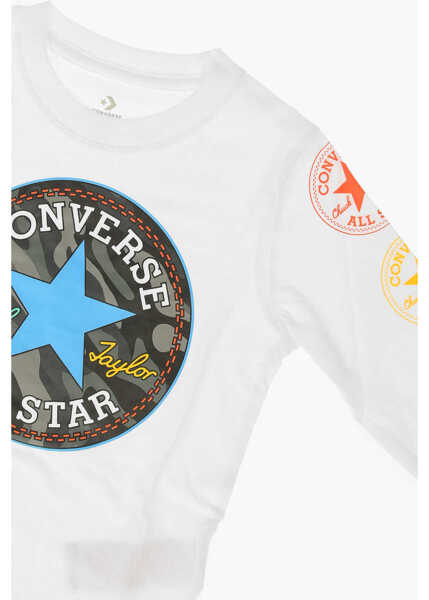 Tricouri Converse All Star Chuck Taylor Printed T-Shirt White Baieti (BM 8669199) 2