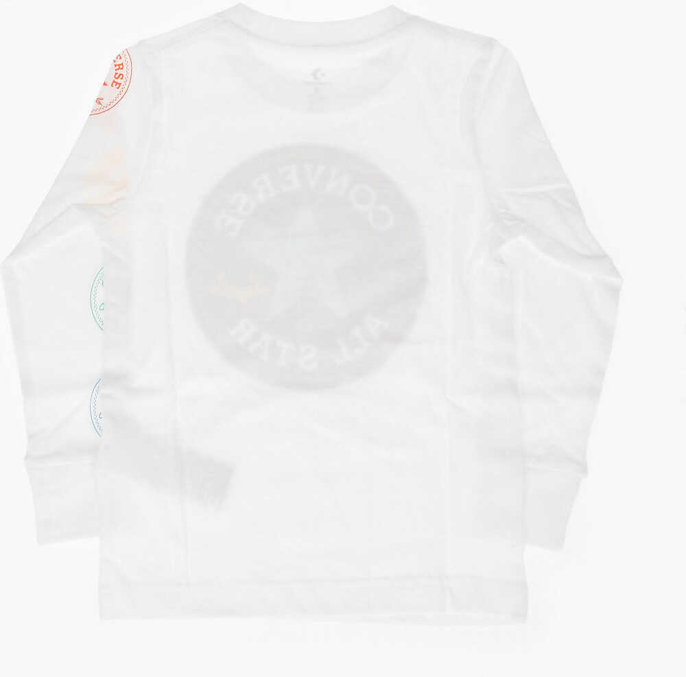 Tricouri Converse All Star Chuck Taylor Printed T-Shirt White Baieti (BM 8669199) 3