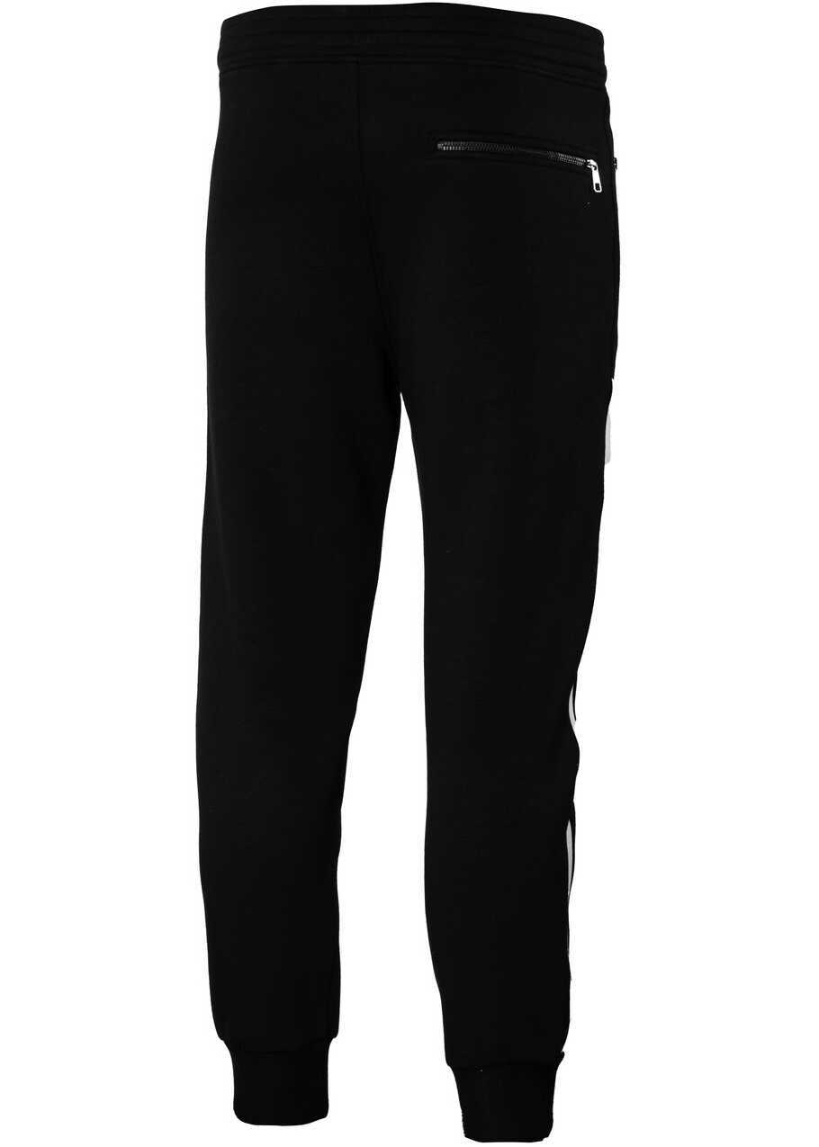 Pantaloni de trening Neil Barrett Sweatpants BJP010A Black Barbati (BM 8669886) 2