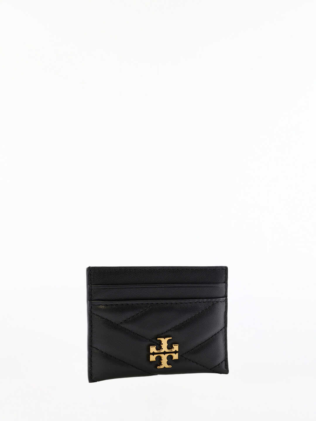 Tory Burch Kira Chevron Card Holder 56815 Black