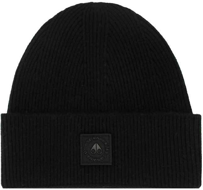 Moose Knuckles Snowbank Beanie M31LA525 BLACK