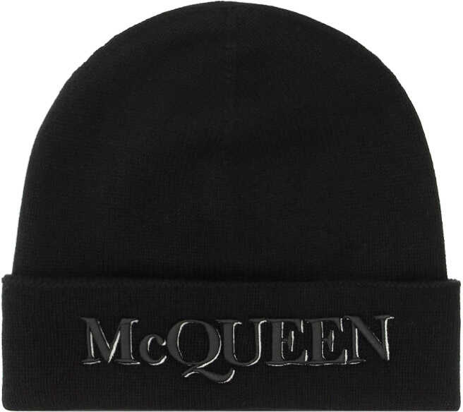 Alexander McQueen Hat 6631954890Q BLACK/IVORY