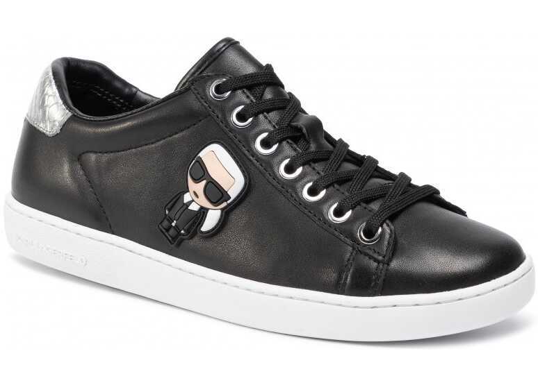 Sneakers Karl Lagerfeld Kupsole II Karl Ikonic Lo Lace KL61230 Black Femei (BM 8675751) 8