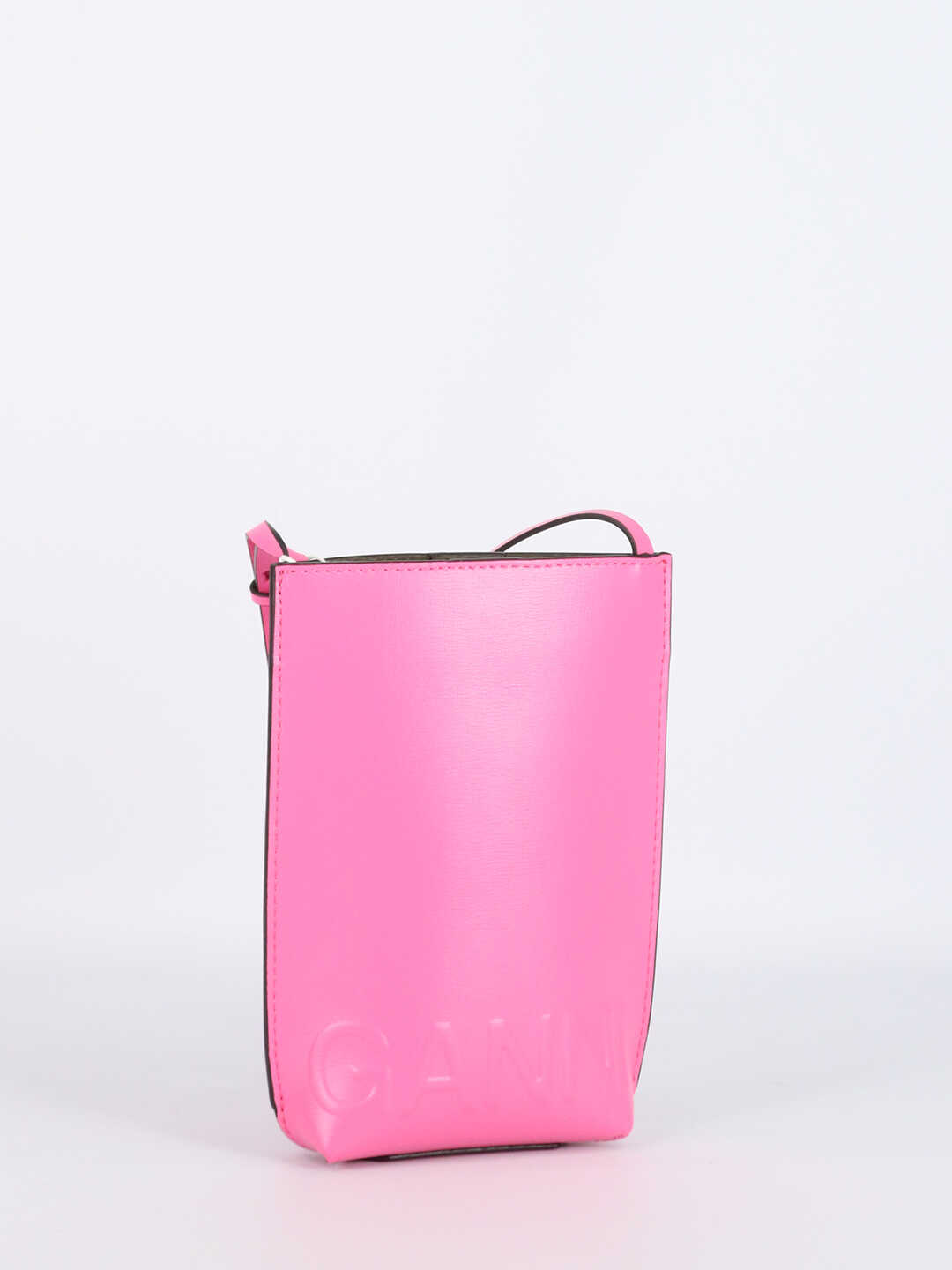 Ganni Recycled Leather Mini Bag A3873 Pink image