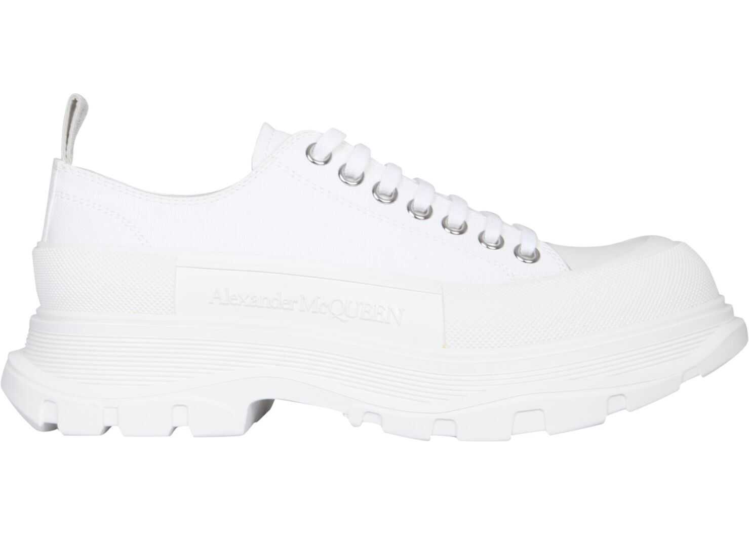 Alexander McQueen Stringate Tread Slick* WHITE