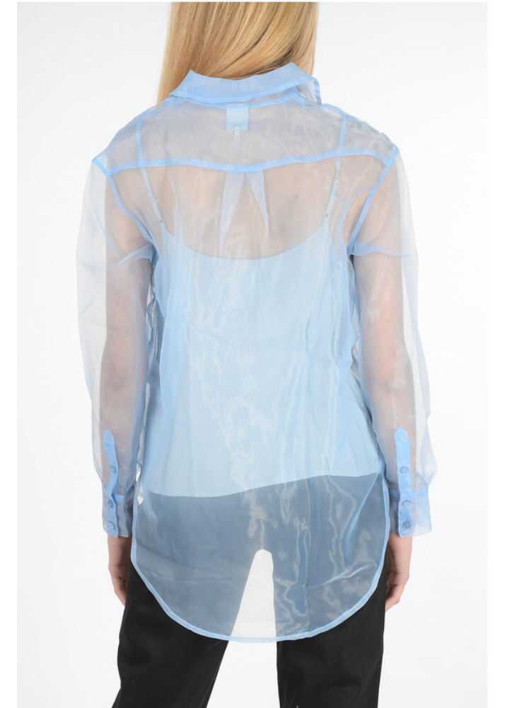 Camasi casual Baum und Pferdgarten Organza Minty Classic Collar Shirt Blue Femei (BM 8681223) 2