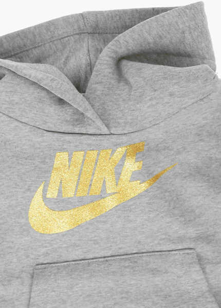 Hanorace Nike Printed Futura Fleece Sweatshirt Gray Baieti (BM 8682465) 2